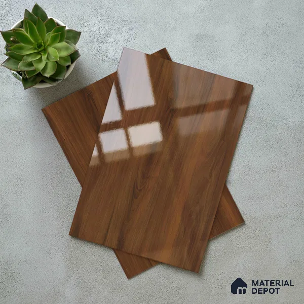 Wooden Look LM 02957 Buxus 8 ft x 4 ft High Gloss Finish Decorative Laminate - 1 mm | Suitable for TV Unit, Wardrobe, Kitchen Cabinets