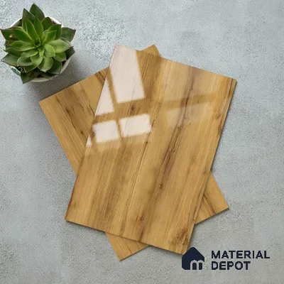 Wooden Look LM 02961 Penut Pine 8 ft x 4 ft High Gloss Finish Decorative Laminate - 1 mm | Suitable for TV Unit, Wardrobe, Kitchen Cabinets