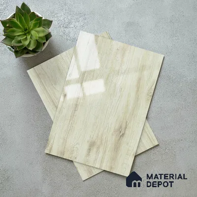 Wooden Look LM 02965 Cuned Oak Light 8 ft x 4 ft High Gloss Finish Decorative Laminate - 1 mm | Suitable for TV Unit, Wardrobe, Kitchen Cabinets