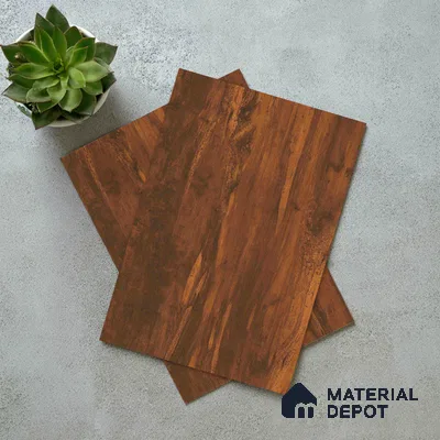 Wooden Look LM 03001 Bronze Musk 8 ft x 4 ft Suede Finish Decorative Laminate - 1 mm | Suitable for TV Unit, Wardrobe, Kitchen Cabinets