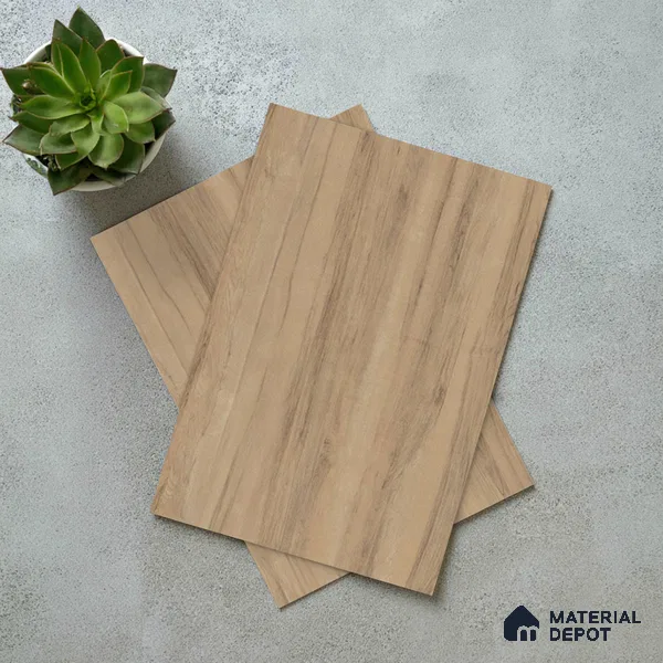 Wooden Look LM 03007 Village Oak 8 ft x 4 ft Suede Finish Decorative Laminate - 1 mm | Suitable for TV Unit, Wardrobe, Kitchen Cabinets