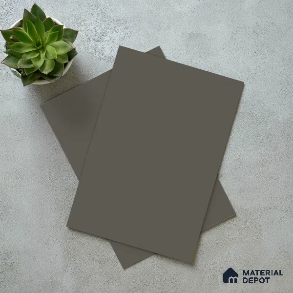 Hazelnut Brown Solid Colors Look LM 03026 Hazelnut 8 ft x 4 ft Zero Soft Matt Finish Decorative Laminate - 1 mm | Suitable for Living Room, Kitchen, Office
