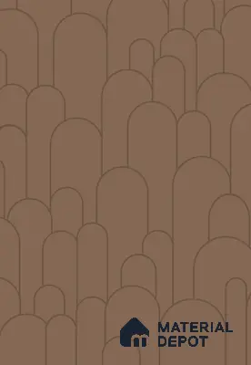 Patterned Look LM 15534 Ochre Brown 8 ft x 4 ft Texture Finish Decorative Laminate - 1 mm | Suitable for Bedroom, TV Unit, Wardrobe