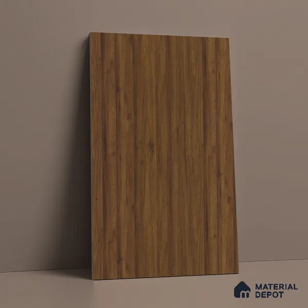 Wooden Look LM 01739 Malaysian Meranti 8 ft x 4 ft Suede Finish Decorative Laminate - 1 mm | Suitable for TV Unit, Wardrobe, Kitchen Cabinets