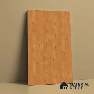 Wooden Look LM 01745 Soft Beech 8 ft x 4 ft Suede Finish Decorative Laminate - 1 mm | Suitable for TV Unit, Wardrobe, Kitchen Cabinets