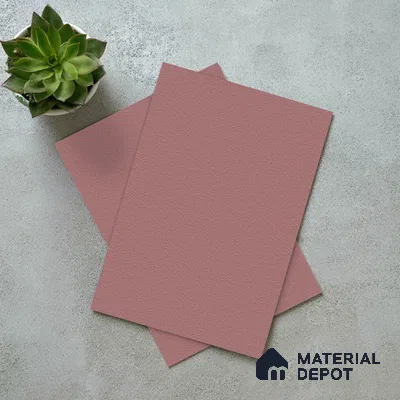 Solid Colors Look LM 01769 Rose Wood Rosewood Pink 8 ft x 4 ft Suede Finish Decorative Laminate - 1 mm | Suitable for Living Room, Kitchen, Office