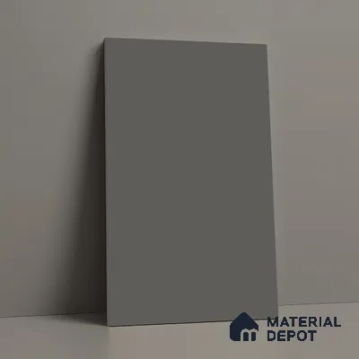 Solid Colors Look LM 01693 Storm Grey 8 ft x 4 ft Super Matte Finish Decorative Laminate - 1 mm | Suitable for Living Room, Kitchen, Office