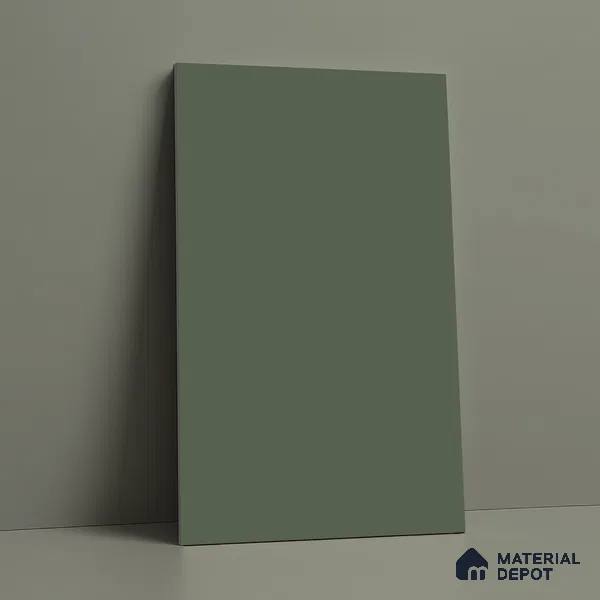 Solid Colors Look LM 15567 Sage Green 8 ft x 4 ft Matte Finish Decorative Laminate - 1 mm | Suitable for Living Room, Kitchen, Office