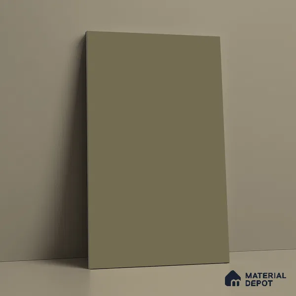 Solid Colors Look LM 01698 Mellow Brown 8 ft x 4 ft Super Matte Finish Decorative Laminate - 1 mm | Suitable for Living Room, Kitchen, Office