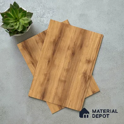 Wooden Look LM 01645 Mustard Yew 8 ft x 4 ft Texture Finish Decorative Laminate - 1 mm | Suitable for TV Unit, Wardrobe, Kitchen Cabinets