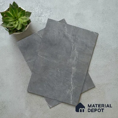Stone Look LM 15537 Dull Calacatta 8 ft x 4 ft Texture Finish Decorative Laminate - 1 mm | Suitable for TV Unit, Wardrobe, Kitchen Cabinets