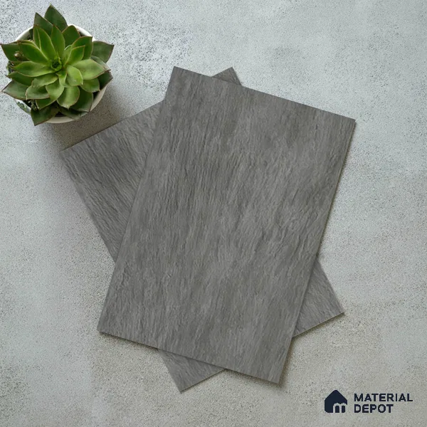 Stone Look LM 15535 Grey Calacatta 8 ft x 4 ft Texture Finish Decorative Laminate - 1 mm | Suitable for TV Unit, Wardrobe, Kitchen Cabinets