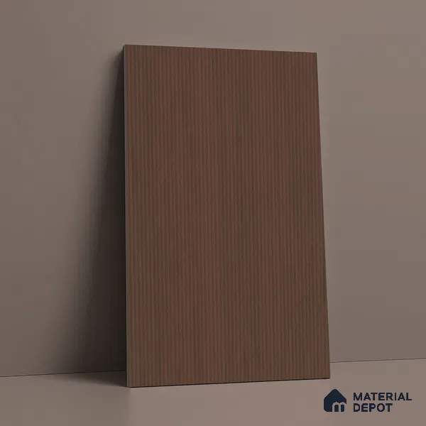 Wooden Fluted Look LM 01258 Redian 8 ft x 4 ft Bamboo Channel Finish Decorative Laminate - 1 mm | Suitable for TV Unit, Wardrobe, Kitchen Cabinets