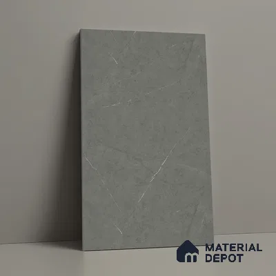 Grey Marble Look LM 02803 Cementro Dark 8 ft x 4 ft Zero Soft Matt Finish Decorative Laminate - 1 mm | Suitable for TV Unit, Wardrobe, Kitchen Cabinets