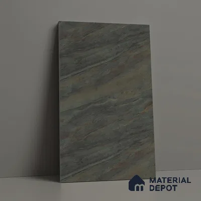 Grey Marble Look LM 02818 Darkened Rock 8 ft x 4 ft Fine Sand Stone Finish Decorative Laminate - 1 mm | Suitable for TV Unit, Wardrobe, Kitchen Cabinets