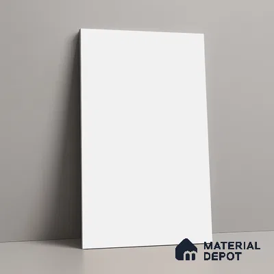 White Terrazzo Look LM 02824 Frosty White 8 ft x 4 ft Stonem Finish Decorative Laminate - 1 mm | Suitable for TV Unit, Wardrobe, Kitchen Cabinets