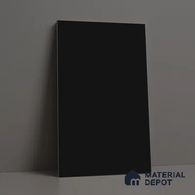 Textured Solid Look LM 02827 Natural Black 8 ft x 4 ft Stone Finish Decorative Laminate - 1 mm | Suitable for TV Unit, Wardrobe, Kitchen Cabinets