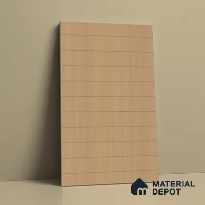 Wooden Look LM 02857 Drum Stick 8 ft x 4 ft Zontal Line Finish Decorative Laminate - 1 mm | Suitable for TV Unit, Wardrobe, Kitchen Cabinets