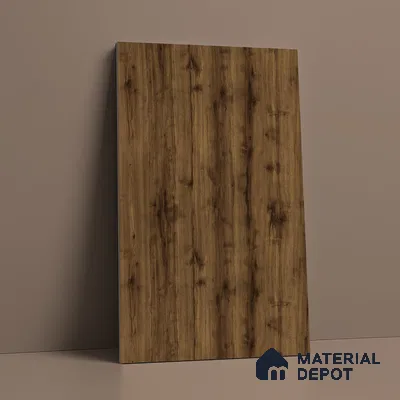 Wooden Look LM 02869 Swiss Wooden Dark 8 ft x 4 ft Zero Soft Oak Finish Decorative Laminate - 1 mm | Suitable for TV Unit, Wardrobe, Kitchen Cabinets
