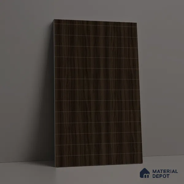 Wooden Look LM 02883 Green Wooden 8 ft x 4 ft Zontal Line Finish Decorative Laminate - 1 mm | Suitable for TV Unit, Wardrobe, Kitchen Cabinets