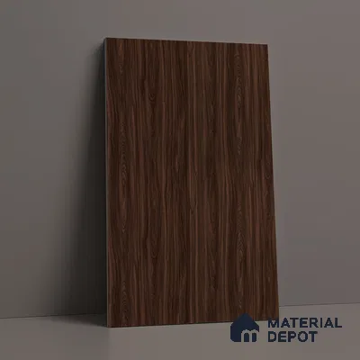 Wooden Look LM 02907 Black Coffee 8 ft x 4 ft Rustic Finish Decorative Laminate - 1 mm | Suitable for TV Unit, Wardrobe, Kitchen Cabinets