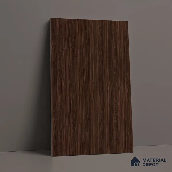 Wooden Look LM 02907 Black Coffee 8 ft x 4 ft Rustic Finish Decorative Laminate - 1 mm | Suitable for TV Unit, Wardrobe, Kitchen Cabinets