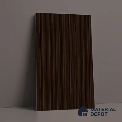 Wooden Look LM 02914 Smoke Walnut 8 ft x 4 ft Impress Grain Finish Decorative Laminate - 1 mm | Suitable for TV Unit, Wardrobe, Kitchen Cabinets