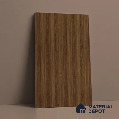 Wooden Look LM 02930 Manchurian Walnut 8 ft x 4 ft Rough Veneer Finish Decorative Laminate - 1 mm | Suitable for TV Unit, Wardrobe, Kitchen Cabinets