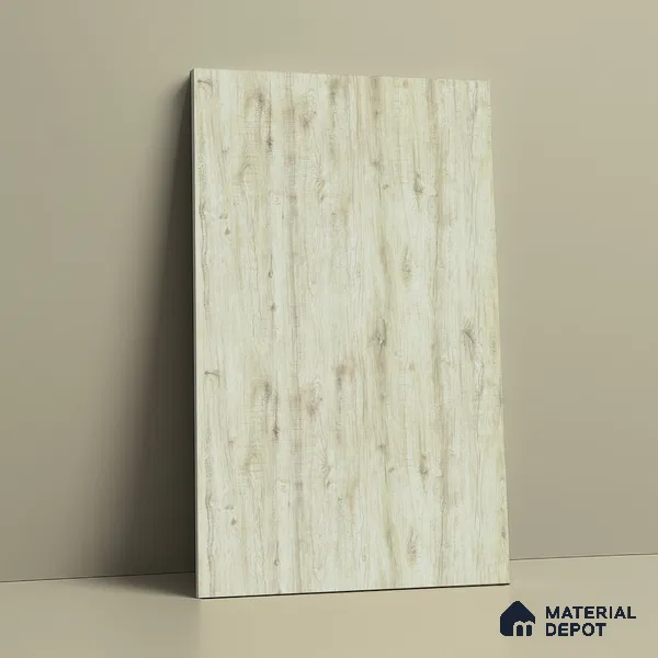 Beige Marble Look LM 02931 Cuneo Oak Light 8 ft x 4 ft Rough Veneer Finish Decorative Laminate - 1 mm | Suitable for TV Unit, Wardrobe, Kitchen Cabinets