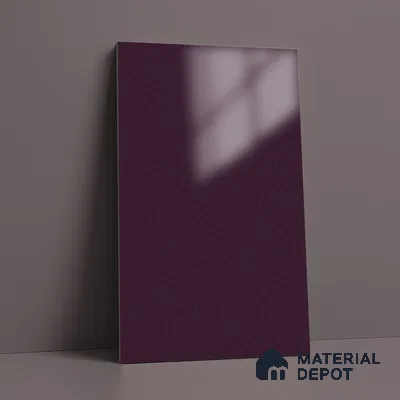 Textured Solid Look LM 02937 Metallic Dark Purple 8 ft x 4 ft Textura Finish Decorative Laminate - 1 mm | Suitable for TV Unit, Wardrobe, Kitchen Cabinets