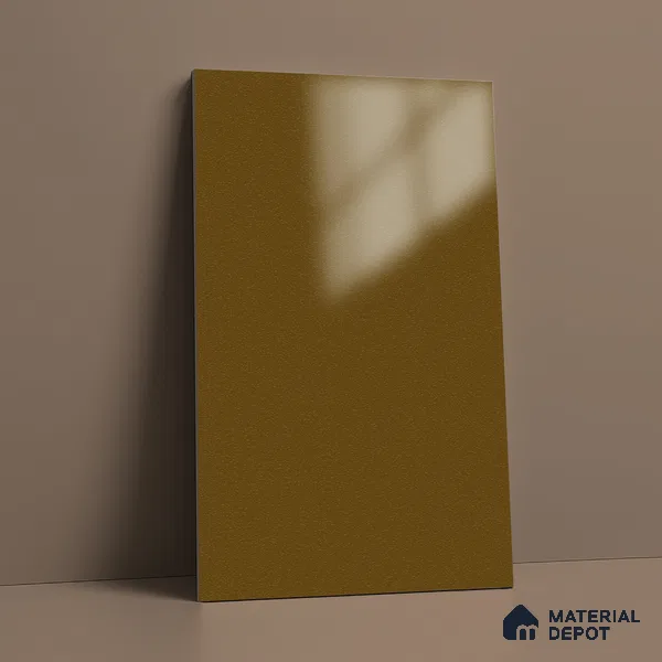 Textured Solid Look LM 02941 Metallic Coffee 8 ft x 4 ft Textura Finish Decorative Laminate - 1 mm | Suitable for TV Unit, Wardrobe, Kitchen Cabinets