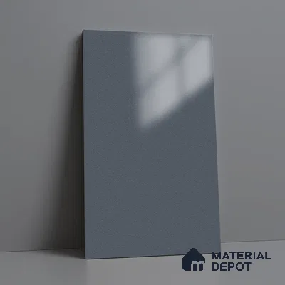 Textured Solid Look LM 02944 Metallic Blue 8 ft x 4 ft Textura Finish Decorative Laminate - 1 mm | Suitable for TV Unit, Wardrobe, Kitchen Cabinets