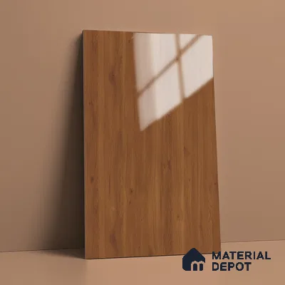 Wooden Look LM 02954 Cyprus 8 ft x 4 ft High Gloss Finish Decorative Laminate - 1 mm | Suitable for TV Unit, Wardrobe, Kitchen Cabinets