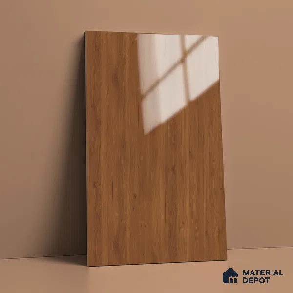 Wooden Look LM 02954 Cyprus 8 ft x 4 ft High Gloss Finish Decorative Laminate - 1 mm | Suitable for TV Unit, Wardrobe, Kitchen Cabinets