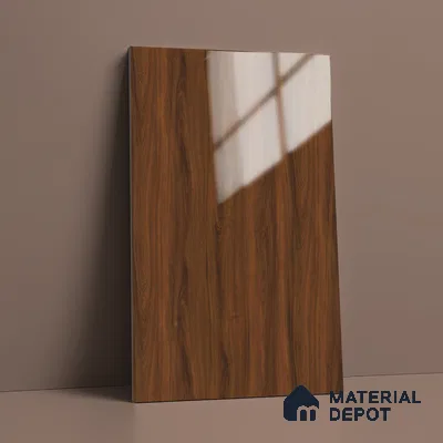 Wooden Look LM 02957 Buxus 8 ft x 4 ft High Gloss Finish Decorative Laminate - 1 mm | Suitable for TV Unit, Wardrobe, Kitchen Cabinets