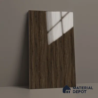 Wooden Look LM 02970 Country Oak 8 ft x 4 ft High Gloss Finish Decorative Laminate - 1 mm | Suitable for TV Unit, Wardrobe, Kitchen Cabinets