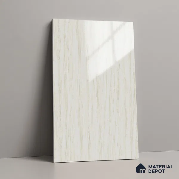 Wooden Look LM 02976 Ice Burg 8 ft x 4 ft High Gloss Finish Decorative Laminate - 1 mm | Suitable for TV Unit, Wardrobe, Kitchen Cabinets