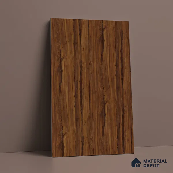 Wooden Look LM 02994 Granada Elm 8 ft x 4 ft Suede Finish Decorative Laminate - 1 mm | Suitable for TV Unit, Wardrobe, Kitchen Cabinets