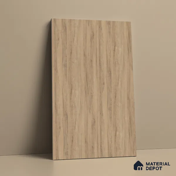 Wooden Look LM 03007 Village Oak 8 ft x 4 ft Suede Finish Decorative Laminate - 1 mm | Suitable for TV Unit, Wardrobe, Kitchen Cabinets