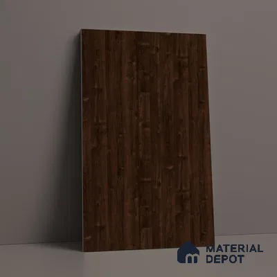 Wooden Look LM 03008 Sevilledark Wooden 8 ft x 4 ft Suede Finish Decorative Laminate - 1 mm | Suitable for TV Unit, Wardrobe, Kitchen Cabinets