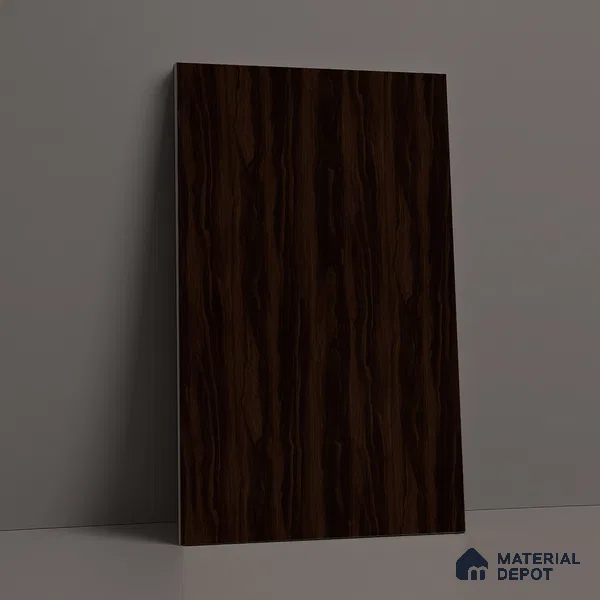 Wooden Look LM 03011 Fume Walnut 8 ft x 4 ft Suede Finish Decorative Laminate - 1 mm | Suitable for TV Unit, Wardrobe, Kitchen Cabinets