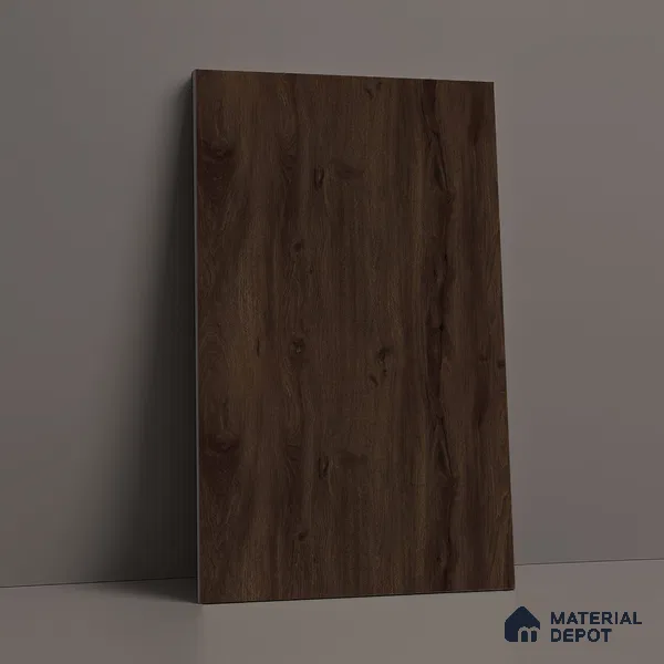 Wooden Look LM 03012 Choco Sahara 8 ft x 4 ft Suede Finish Decorative Laminate - 1 mm | Suitable for TV Unit, Wardrobe, Kitchen Cabinets