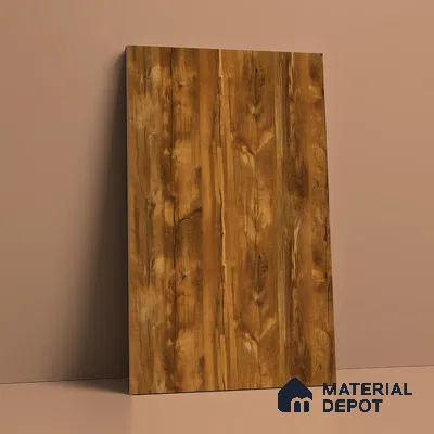 Wooden Look LM 03019 Boston Russet 8 ft x 4 ft Suede Finish Decorative Laminate - 1 mm | Suitable for TV Unit, Wardrobe, Kitchen Cabinets