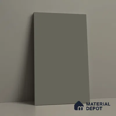 Trout Grey Solid Colors Look LM 03023 Trout 8 ft x 4 ft Zero Soft Matt Finish Decorative Laminate - 1 mm | Suitable for Living Room, Kitchen, Office