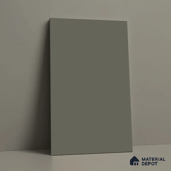 Trout Grey Solid Colors Look LM 03023 Trout 8 ft x 4 ft Zero Soft Matt Finish Decorative Laminate - 1 mm | Suitable for Living Room, Kitchen, Office