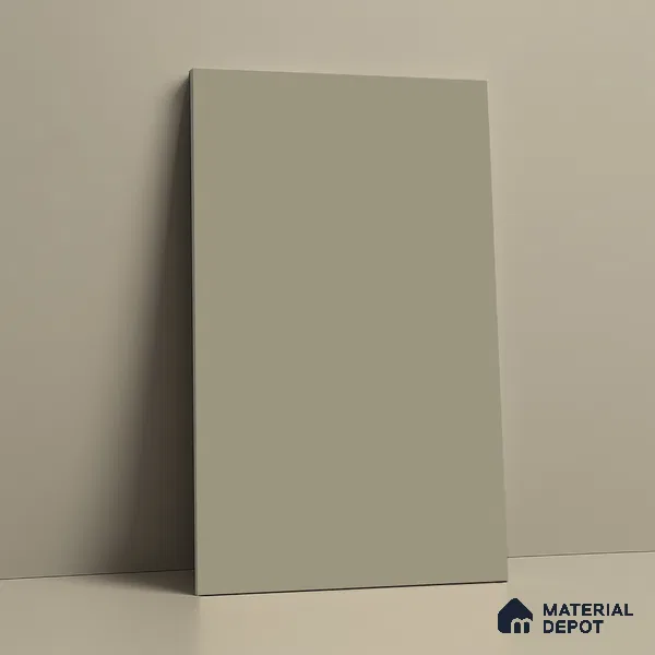 Warm Grey Solid Colors Look LM 03025 Linen Hex 8 ft x 4 ft Zero Soft Matt Finish Decorative Laminate - 1 mm | Suitable for Living Room, Kitchen, Office