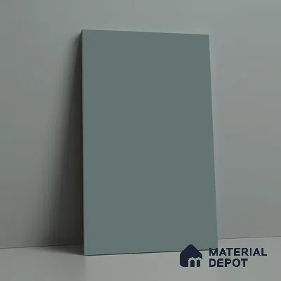 Slate Blue Solid Colors Look LM 03028 Skyesh 8 ft x 4 ft Zero Soft Matt Finish Decorative Laminate - 1 mm | Suitable for Living Room, Kitchen, Office