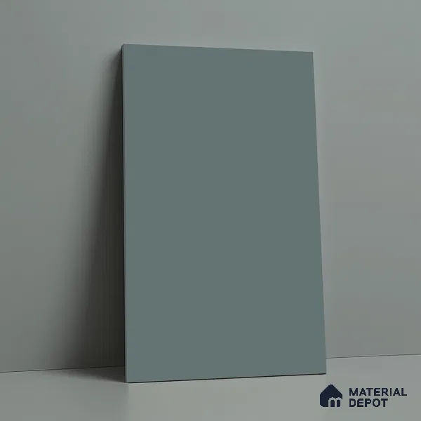 Slate Blue Solid Colors Look LM 03028 Skyesh 8 ft x 4 ft Zero Soft Matt Finish Decorative Laminate - 1 mm | Suitable for Living Room, Kitchen, Office