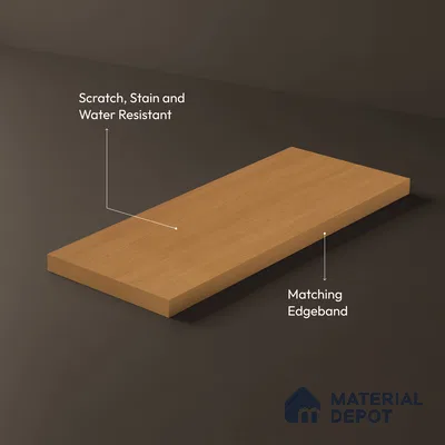 Wooden Look LM 01629 Light Cedar 8 ft x 4 ft Texture Finish Decorative Laminate - 1 mm | Suitable for TV Unit, Wardrobe, Kitchen Cabinets