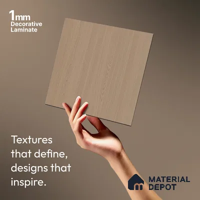 Wooden Look LM 15540 Moore Honey 8 ft x 4 ft Matte Finish Decorative Laminate - 1 mm | Suitable for TV Unit, Wardrobe, Kitchen Cabinets